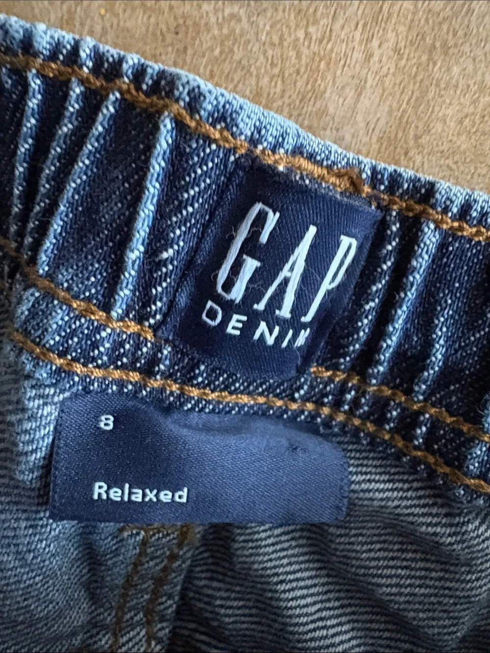 GAP Boy's Relaxed Dark Blue Jeans size 8